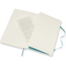 Блокнот MOLESKINE Classic Soft Pocket, линейка, голубой QP611B35